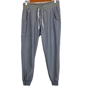 Figs Zamora Jogger Scrub Pants In Gray Size S